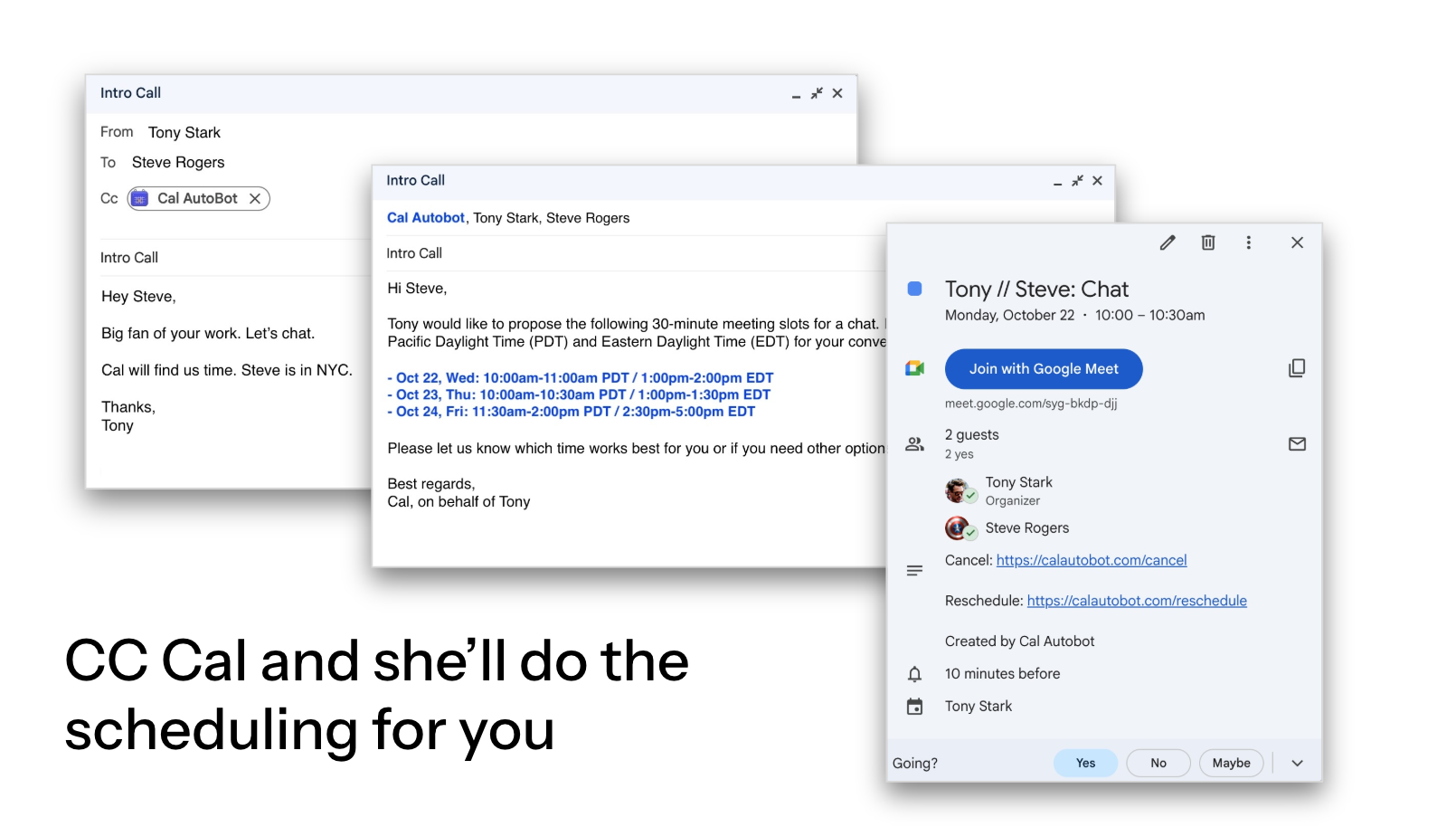 AI Scheduler example